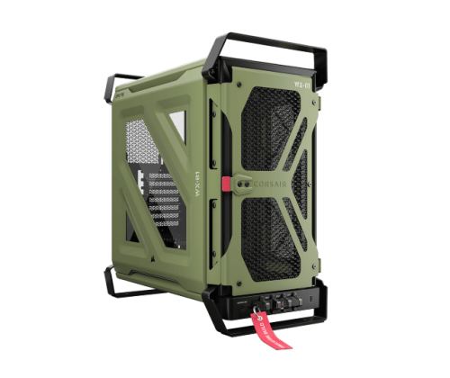 CORSAIR WARTHOG Performance Mid-Tower Case, Mil Vert