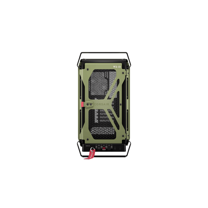 CORSAIR WARTHOG Performance Mid-Tower Case, Mil Vert · Boîtiers · Informat Systems Strasbourg (image 2)