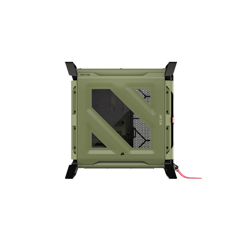 CORSAIR WARTHOG Performance Mid-Tower Case, Mil Vert · Boîtiers · Informat Systems Strasbourg (image 3)