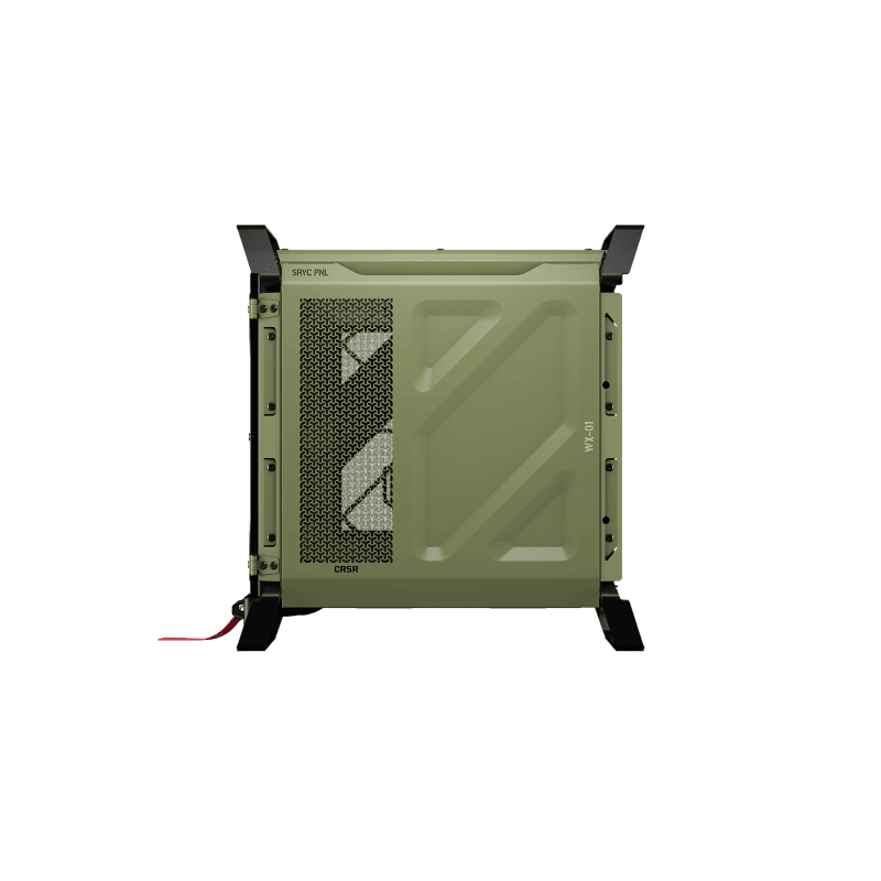 CORSAIR WARTHOG Performance Mid-Tower Case, Mil Vert · Boîtiers · Informat Systems Strasbourg (image 4)