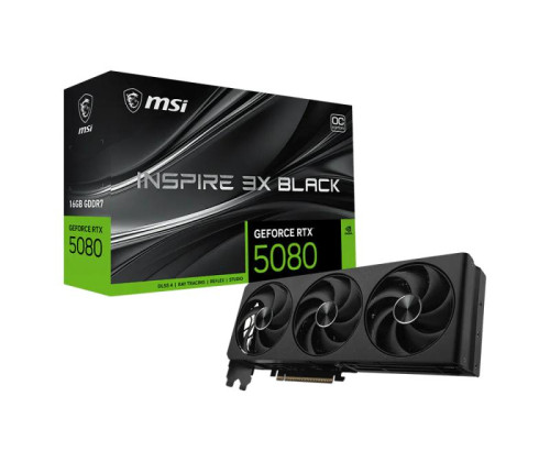MSI RTX 5080 16G INSPIRE 3X OC BLACK