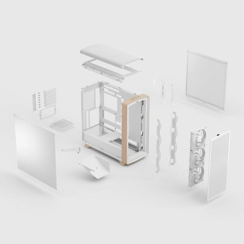 Fractal Design Summit Chalk White Solid - Boîtier PC Mid Tower · Boîtiers · Informat Systems Strasbourg (image 5)