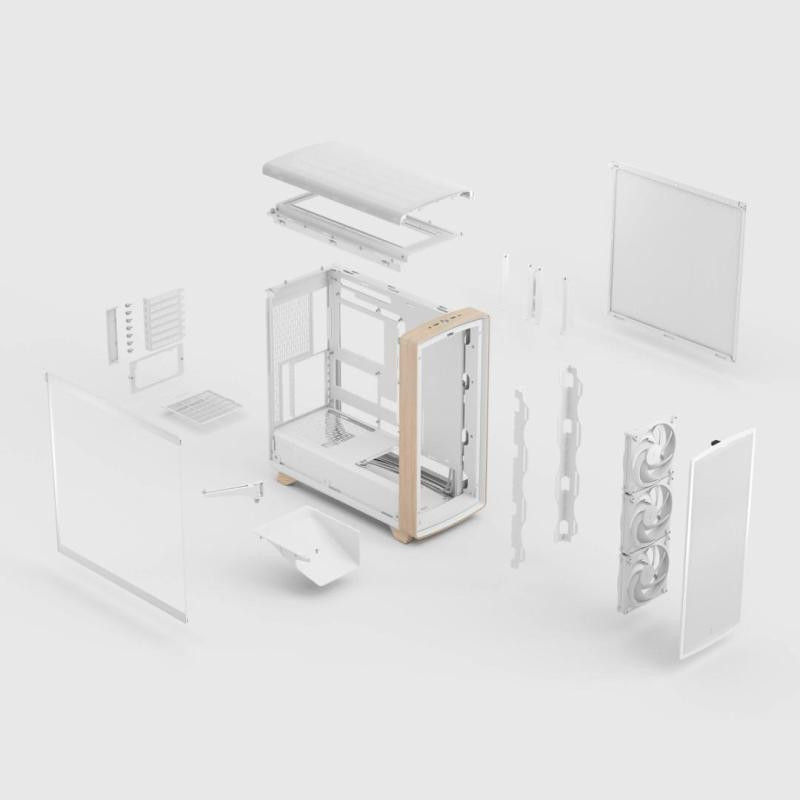 Fractal Design Summit Chalk White TG Clear Tint - Boîtier PC Mid Tower · Boîtiers · Informat Systems Strasbourg (image 5)