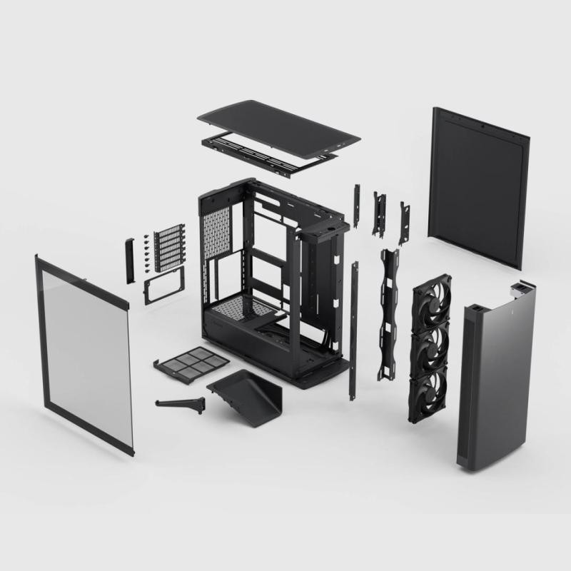Fractal Design Define One Dark TG Light Tint - Boîtier PC Mid Tower vitré, Noir · Boîtiers · Informat Systems Strasbourg (image 5)