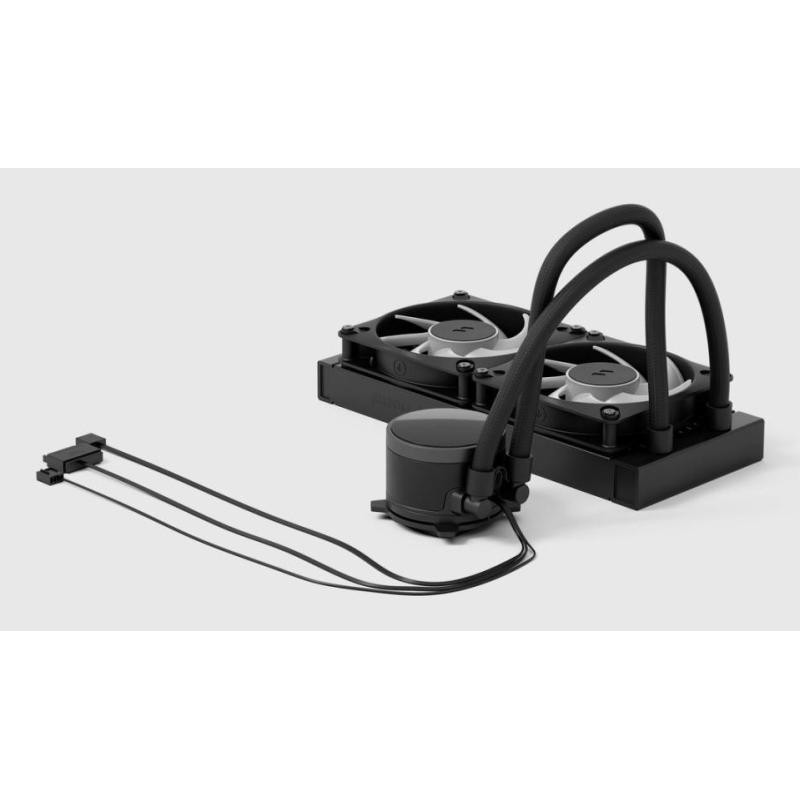 Fractal Design Radius 240 RGB Black Processeur Refroidisseur de liquide tout-en-un 12 cm Noir 1 pièce(s) · Ventilateur Boi... (image 6)