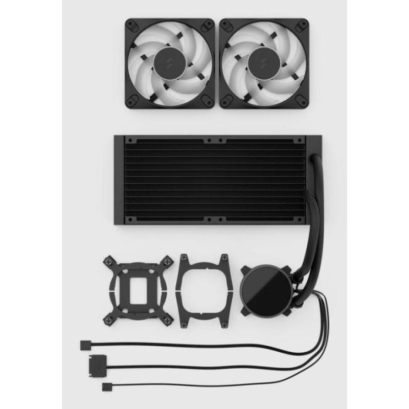 Fractal Design Radius 240 RGB Black Processeur Refroidisseur de liquide tout-en-un 12 cm Noir 1 pièce(s) · Ventilateur Boi... (image 7)