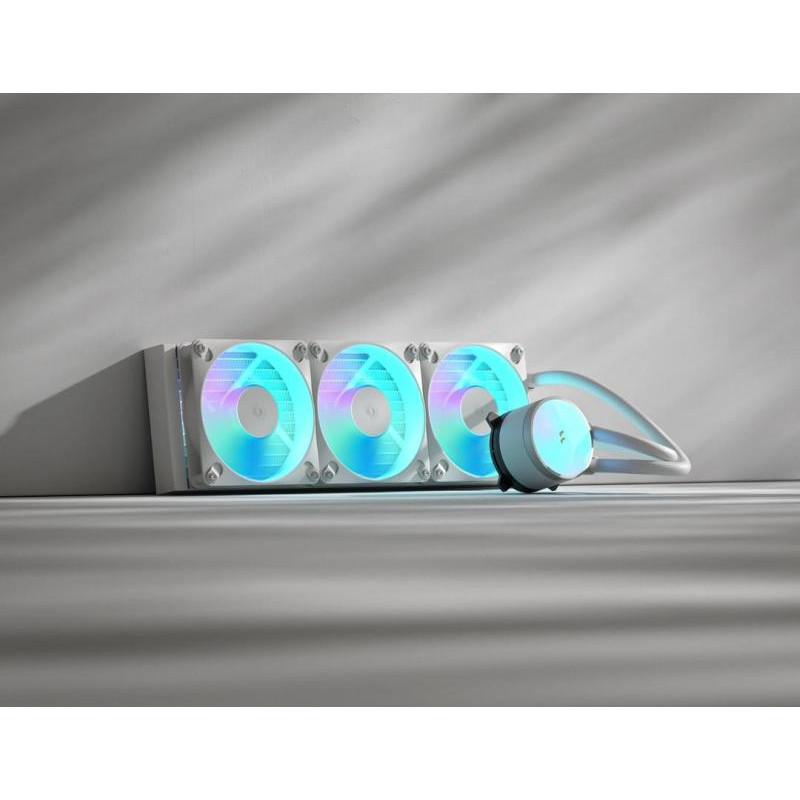 Fractal Design Radius 360 RGB White Processeur Refroidisseur de liquide tout-en-un 12 cm Blanc 1 pièce(s) · Ventilateur Bo... (image 2)