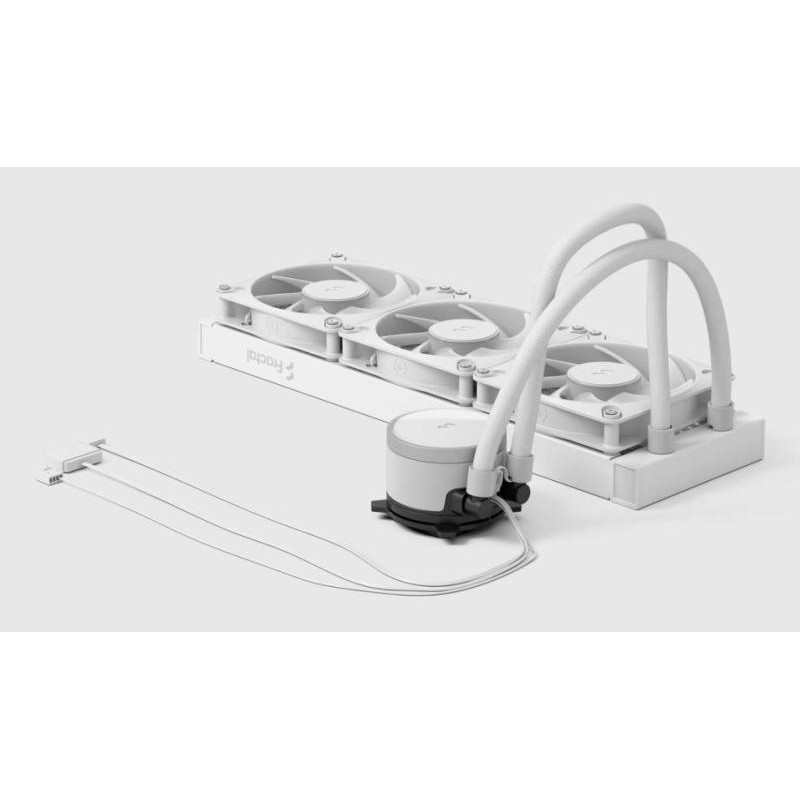 Fractal Design Radius 360 RGB White Processeur Refroidisseur de liquide tout-en-un 12 cm Blanc 1 pièce(s) · Ventilateur Bo... (image 4)