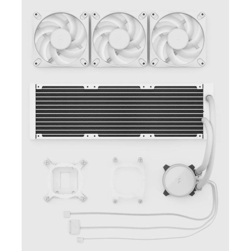 Fractal Design Radius 360 RGB White Processeur Refroidisseur de liquide tout-en-un 12 cm Blanc 1 pièce(s) · Ventilateur Bo... (image 7)