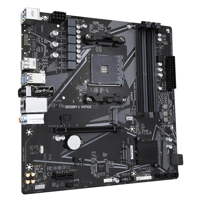 GIGABYTE B550M K WF6E · Cartes mères · Informat Systems Strasbourg (image 3)