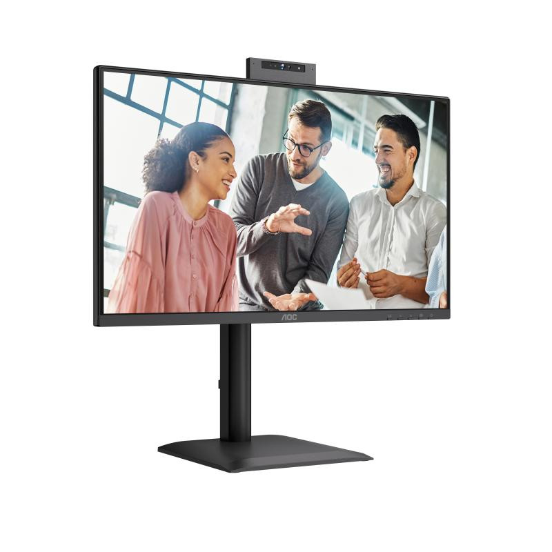AOC 24E4CV IPS 23.8" écran plat de PC 60,5 cm (23.8") 1920 x 1080 pixels Noir · Moniteur · Informat Systems Strasbourg (image 2)