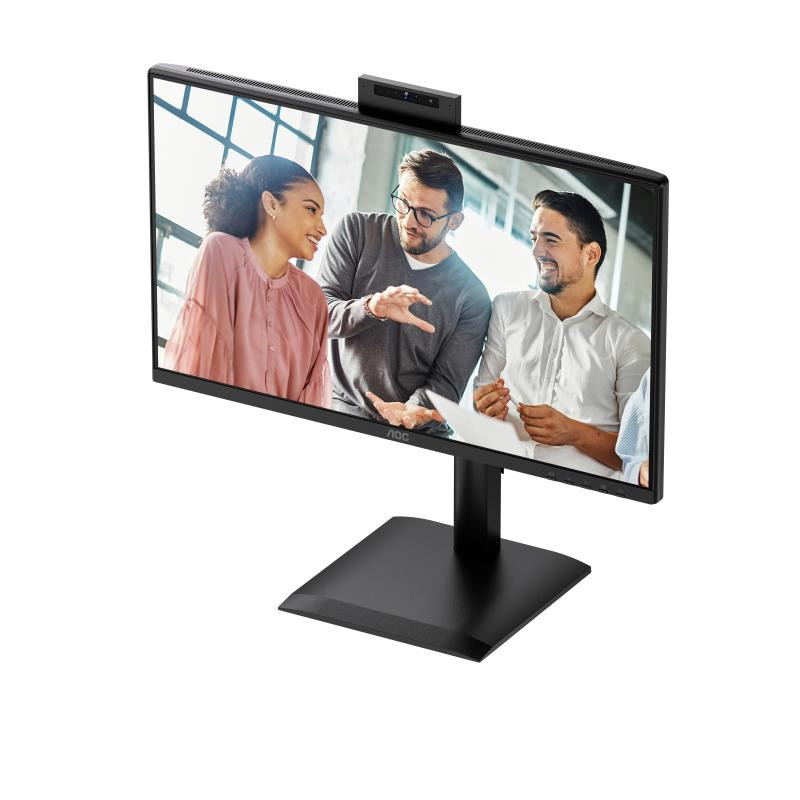 AOC 24E4CV IPS 23.8" écran plat de PC 60,5 cm (23.8") 1920 x 1080 pixels Noir · Moniteur · Informat Systems Strasbourg (image 4)