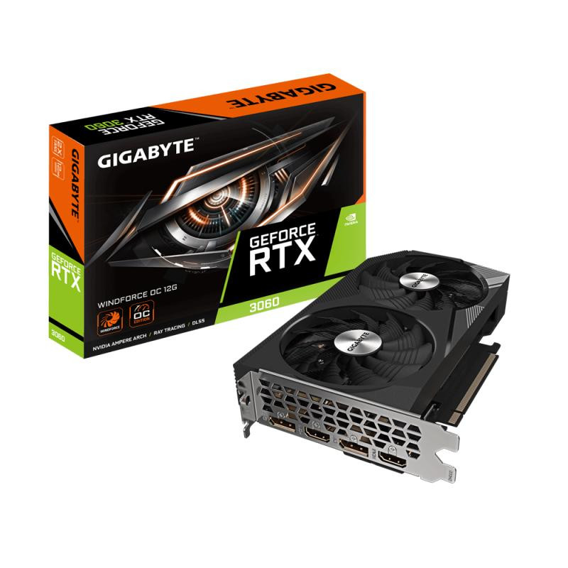 GIGABYTE GeForce RTX 3060 WINDFORCE OC 12G (rev. 2.0) NVIDIA 12 Go GDDR6 · Cartes graphiques · Informat Systems Strasbourg (image 7)