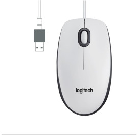 Logitech M100 USB Blanc