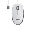 Logitech M100 USB Blanc