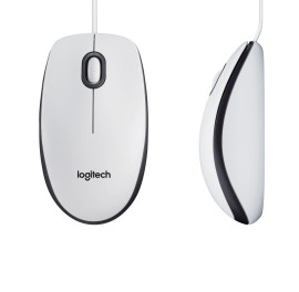Logitech M100 USB Blanc