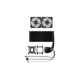 FRACTAL Radius 240 RGB, Black
