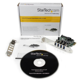 StarTech. Carte PCI Express 4 ports USB 3.0 SuperSpeed