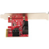 StarTech. Carte PCI Express SATA 6 ports