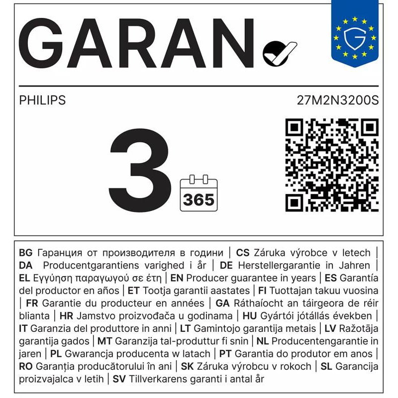 Philips Evnia 27M2N3200S/00 écran plat de PC 68,6 cm (27") 1920 x 1080 pixels Full HD LCD Noir · Moniteur · Informat Syste... (image 15)