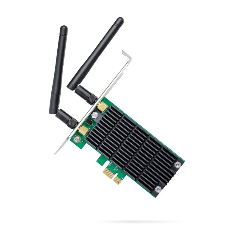 TP-LINK T4E - Adaptateur WiFi bi-bande AC 1200 Mbps PCI-E