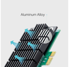 TP-LINK T4E - Adaptateur WiFi bi-bande AC 1200 Mbps PCI-E