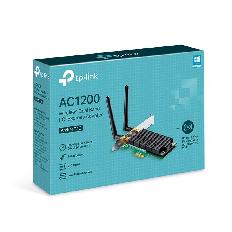 TP-LINK T4E - Adaptateur WiFi bi-bande AC 1200 Mbps PCI-E · ADAPTATEUR USB · Informat Systems Strasbourg (image 6)