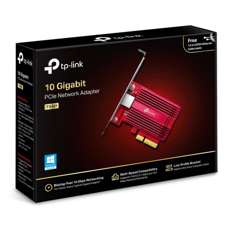 TP-LINK TX401- Carte Réseau PCI Express 10 Gigabit · ADAPTATEUR USB · Informat Systems Strasbourg (image 4)